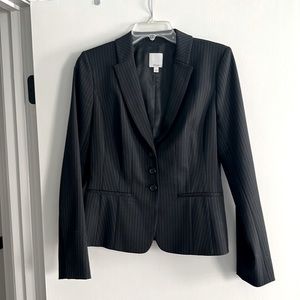 Halogen Black Pinstripe Blazer